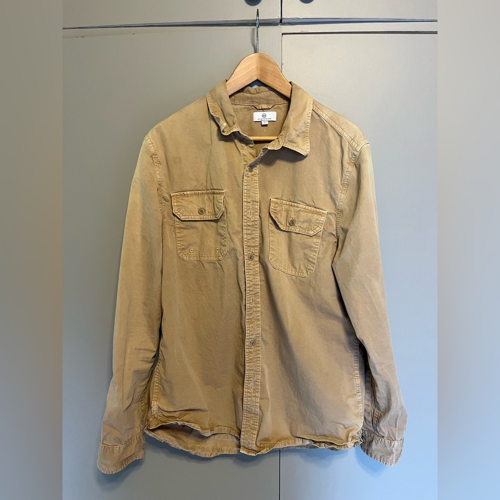Ag Adriano Goldschmied Tan Shirt